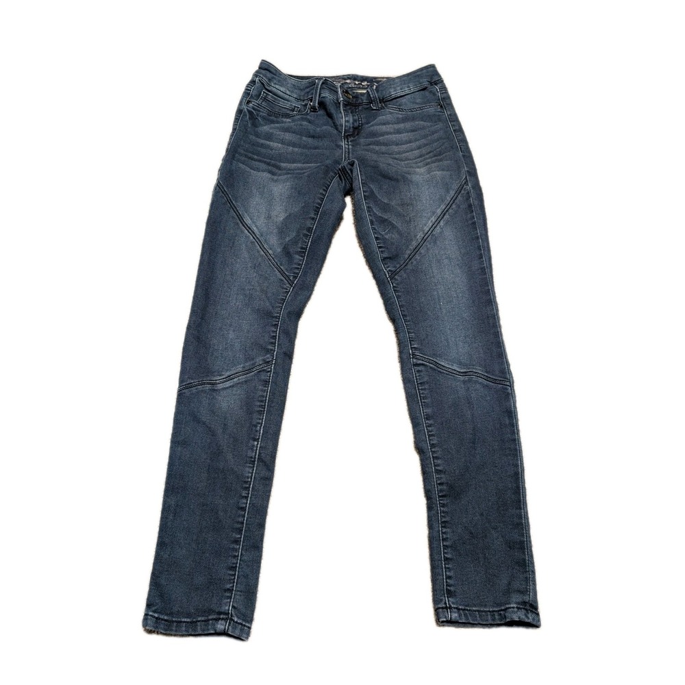 Seven7 Women's Legging Dark Wash Jeans w/Seamed Legs - Size 4‎ Skinny